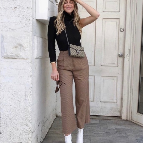 Wilfred Pants - Wilfred Aurel Wide Leg Checkered Pants